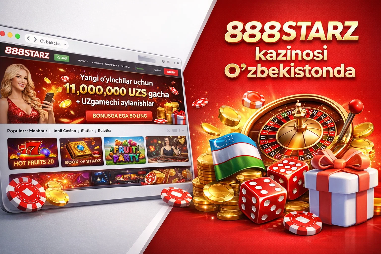 888Starz O‘zbekistonda Kazino 2026